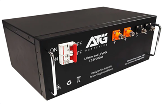 ATG 12V 300AH Lithium Battery With Bluetooth